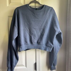 Target Cropped Navy Pullover